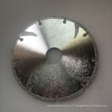 Fente de clé diamant cutter granit lame de scie 125mm 150mm 180mm 230mm 115mm marbre disque de coupe